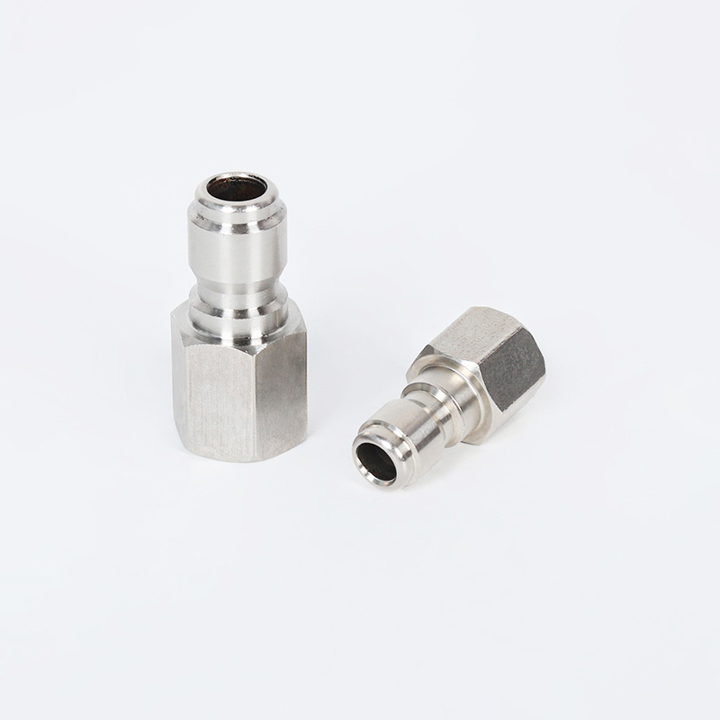 Mesin pembersih tekanan tinggi lurus melalui penyambung cepat berputar