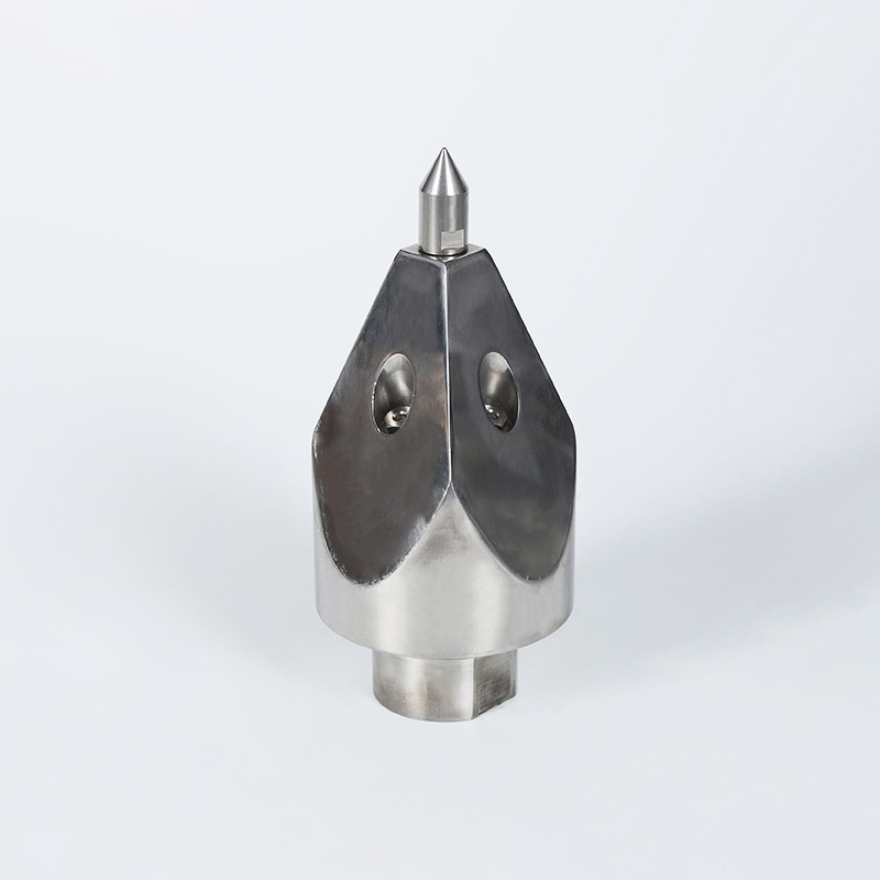 Pembersihan tekanan tinggi dan muncung yang berputar menyentuh