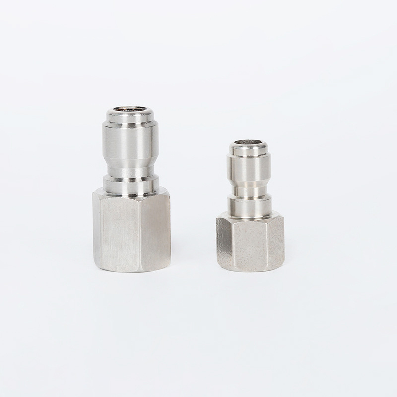 Mesin pembersih tekanan tinggi lurus melalui penyambung cepat berputar