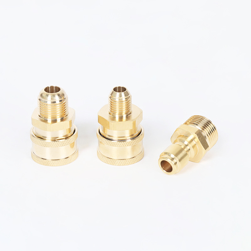 Mesin basuh kereta tekanan tinggi mesin pembersih mesin tembaga 3/8 palam cepat