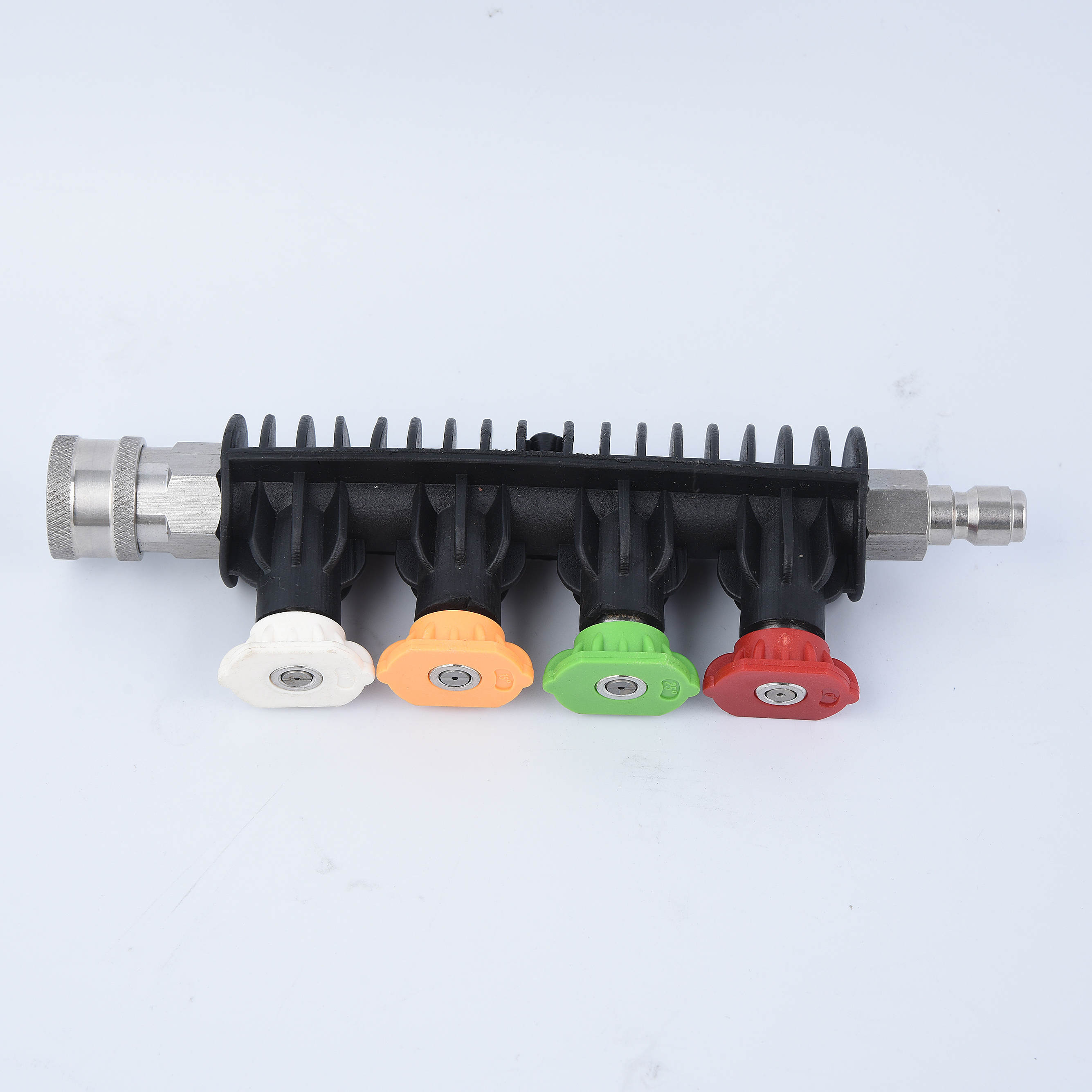 Cepat Sambung Lance Steel Stainless Dengan Pemegang Nozzle dan 4 Nozel Pencuci Tekanan